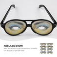 thumbnail image 3 of KAKOWELY 1 juego de 8 gafas de fiesta para hombre y mujer, juguetes de broma, accesorios divertidos para fiestas., 3 of 4