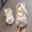 X-151Beige, variant on YMNXA Children Baby Girls Sandals Pearl Rhinestones Shining Soft Sole Flat Sole Non Closed Toe Comfortable Fashion Performance Dance Shoes For Party Wedding,Beige,21