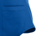 thumbnail image 4 of ClodeEU Women Short Sleeve V-Neck tops Working Uniform Solid Color Pocket Blouse, 4 of 6