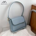 thumbnail image 4 of Bolso de mujer sencillo de color puro, novedad de verano 2024, bandolera de un solo hombro de moda retro, versión coreana de bolso cuadrado pequeño, 4 of 5