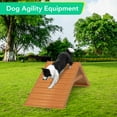 thumbnail image 5 of Dogs Agility Course Backyard Set, Wooden Dog Agility A-Frame, Non-Slip Dog Agility Equipment,104" x 30" Large Size-Ideal for Dog Agility Course Indoor and Outdoor, 5 of 6