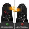thumbnail image 3 of 2X Golf Travel Bag Support Pole,Umbrella Anti-Impact Support Cover Protector and Rod, Golf Club Travel Bag Support,2 x Golf Club Travel Bag Support,Black&Silver, 3 of 8