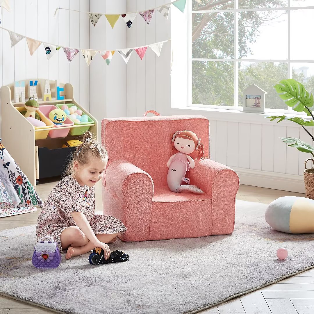 Ulax Furniture Kids Sofa Toddler Foam Filled Armchair Baby Seating
