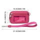 thumbnail image 2 of Cartera de muñeca transparente de PVC - 3 bolsillos con cremallera y bolsa para guardar monedas con gancho metálico para efectivo, tarjetas y identificación, 2 of 5