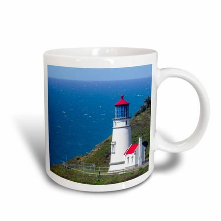 

3dRose The Heceta Head lighthouse near Florence Oregon USA - Ceramic Mug 11-ounce
