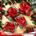 thumbnail image 7 of 60 Pcs Valentine's Day Large Pull Bows Ribbon Gift 6 Inch Red Gift Wrapping Bows for Christmas Winter Presents Wedding Birthday Party Basket Holiday Decor, 7 of 7
