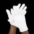 thumbnail image 3 of 16 pares de guantes de algodón para joyería, lavables y elásticos., 3 of 8