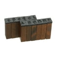 thumbnail image 6 of Uxcell Letter Stamps Number Stamps, 70Pcs Vintage Wood Rubber Stamp Set, 6 of 6