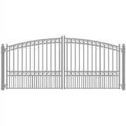 ALEKO Garden Steel Dual Swing Driveway Gate Paris Style 12 x 6 feet