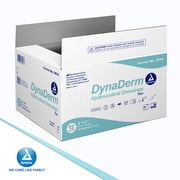 Dynarex DynaDerm Hydrocolloid Dressings, Sterile Moist Bandages, 2 x 2, Thin & Latex-Free, Peel-Down Patches, 1 Case - 12 Boxes of 20 DynaDerm Hydrocolloid Dressings