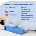 thumbnail image 6 of New Orthopedic Acid Reflux Bed Wedge Pillow Back Leg Elevation Cushion Pad Large Size Sponge Cotton Bedding Zipper Wedge Pillow, 6 of 7