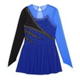 thumbnail image 2 of MSemis Kids Girls Sparkly Rhinestone Ballet Figure Ice Skating Dress, 2 of 6