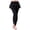 Black, variant on Women High Waisted Squat Proof Yoga Pants with Gusset for Running Dance Workout Comfortable Soft Stretchy Leggings