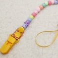 thumbnail image 6 of Cheers.US 3 Pcs Baby Pacifier Clips Silicone Soother Chains Teether Straps Pacifier Holder Teething Toys for Girls Boys Soothie Pacifier Leashes Cute Soother Chain,Shower Gift-15.75inx0.63inx0.63in, 6 of 7