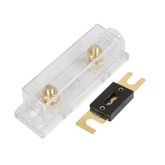130 Amp ANL Fuse with In-Line Holder 0 4 8 10 Gauge for Vehicle Car Audio Video Stereo