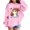 Z262 Pink, variant on Toddler Boys Girls Helloween Tee Shirt Tiny Ghost Graphic Long Sleeve Hooded Autumn Daily Tops Kid Boys Girls Soft Hoodies Size 4-5 Years Pink