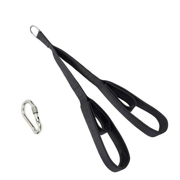 Tricep Rope Cable Attachment Long Pull Down Rope Antislip Tricep Rope with 2 Handle Loop for Gym/Home Use Enduring