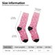 thumbnail image 2 of Fotbe Pink Glitter Calcetas Largas con Estampado para Hombre y Mujer – Calcetas de Compresión Transpirables y Elásticas, Viajar y Uso Diario Talla 5-11, 2 of 6