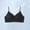 #0148-Black, variant on Convertible Push Up Bra, Solid Seamless Backless Bra for Women, Thin Breathable U Shape Ice Silk, Adjustable Straps Strapless Bra Gift