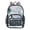 Blue-pink Cosmic, variant on Large Clear PVC Backpack Heavy Duty See Through Backpack for Adults Work Travel, Cow-pink Shades Printed 12L