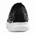 thumbnail image 6 of Women Sparkly Glitter Sneakers Ladies Casual Slip on Trainers Sock Shoes, 6 of 11