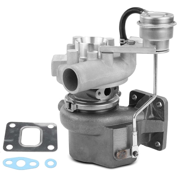 A-Premium Complete Turbocharger Turbo Kit with Gasket Compatible with Mitsubishi Fuso Canter 4D34T 3.9L 136HP & Hyundai D4DA, Replace# 49178-02385