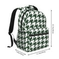 thumbnail image 2 of Haiem Scottish Checkered Printed School Backpack,Casual Travel Lightweight Backpack,Durable Comfortable Multifunctional Backpack,Laptop Backpack, 2 of 6