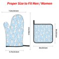 thumbnail image 2 of Sikiie Rabbit And Bird Oven Mitts and Pot Holders, Silicone Oven Gloves, Heat Resistant Oven Mitts 4Pcs Set, 2 of 6