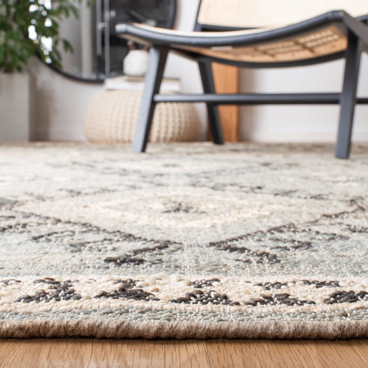 SAFAVIEH Kilim Lisette Tribal Area Rug, Blue/Black, 6' x 9'