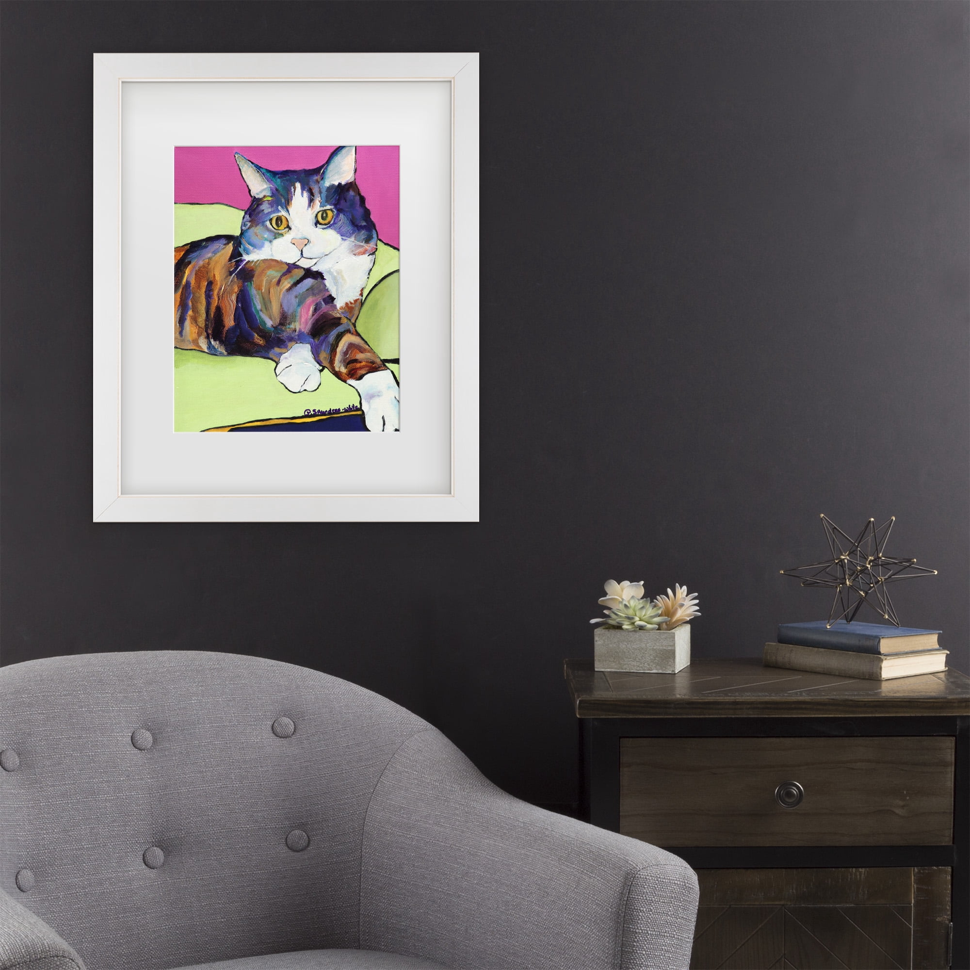 Trademark Fine Art 'Ursula' Canvas Art by Pat Saunders-White