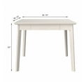 thumbnail image 4 of VECELO Dining Table Set For 4, 5-Piece Modern Table With Drawer And 4 Chair, Padded Seats, Space-saving Dining Room Set For Home, Apartment, 4 of 6