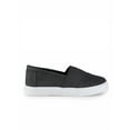 thumbnail image 2 of Slip On Women's Canvas Sneakers in Black, 2 of 3