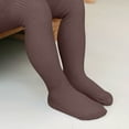 thumbnail image 6 of ATOGUTA Girl's Winter Tights Winter Ribbed Footed Leggings Stocking Pants Size 0-8, Bronze, 6 of 6