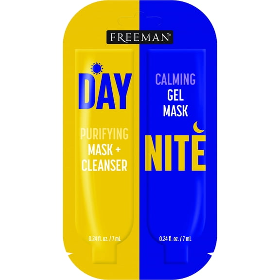 Freeman Day/Night Dual Chamber Mask, 0.48 fl oz, (6 Pack)