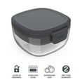 thumbnail image 3 of Bentgo Glass All-in-One Salad Container - Dark Gray, 3 of 5