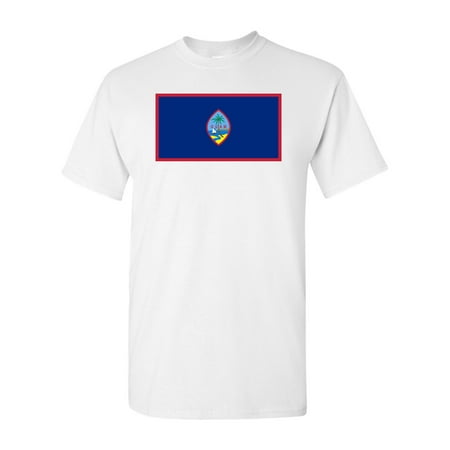 Country Flags T-shirt - Guam Country Flag Adult DT T-Shirt Tee