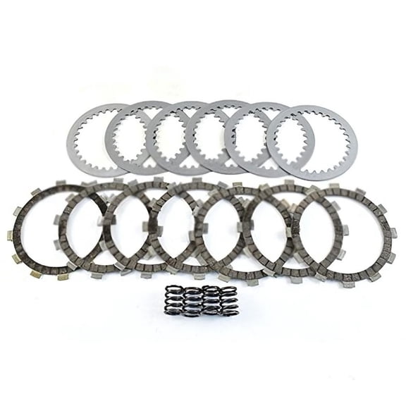 Clutch Kit Compatible with 2003-2014 Suzuki Ozark 250 LT-F250 249cc OHC Air-Cooled Single-Cyl 4-Stroke ATV Friction Plates Steel Plates Heavy Duty Springs