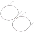 thumbnail image 3 of Brake Inner Wire, 1.2mm Diameter Bicycle Shifter Cables 2PCS Professional 2.1m Long  For Folding Bikes, 3 of 8