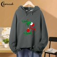 thumbnail image 1 of Drink Up Grinches Sudadera navideña Jersey de cuello redondo Mujer Algodón Sudadera con capucha de manga larga Envío gratis Ropa de calle de gran tamaño, 1 of 4