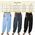 thumbnail image 3 of Sweatpants for Golf, Athletic, Lounge, Travel, Work Casual Pants for Women Womens Casual Solid Color Loose Pockets Elastic High Waist Pants Long Trousers Women's 2025 Pants, 3 of 8