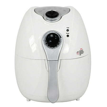 Gizmo Supply Oil Less Healthy Cooking White Air Fryer Digital 1500W frying