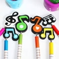 thumbnail image 2 of Methold ZHUTING, 6 uds., notas musicales de dibujos animados, coloridos lápices de para niños y estudiantes, papelería, Color Suministros de escritura y corrección, 2 of 6