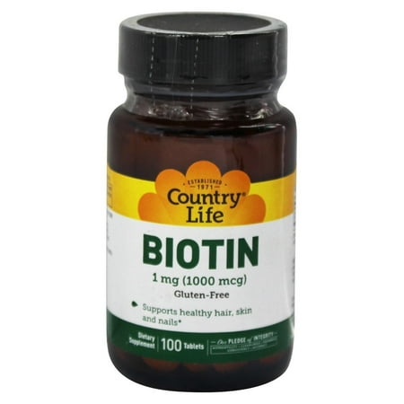 Country Life - Salut-Biotine 1000 mcg Potence. - 100 comprimés