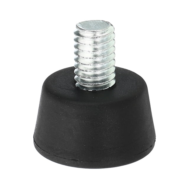 Patas de trípode de goma universales Uxcell de 3/8" x 1.3", piezas de repuesto para trípode antideslizantes, negras