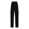 thumbnail image 5 of Time and Tru Women's Straight Leg Cargo Pant, Sizes XS-XXXL, 5 of 5