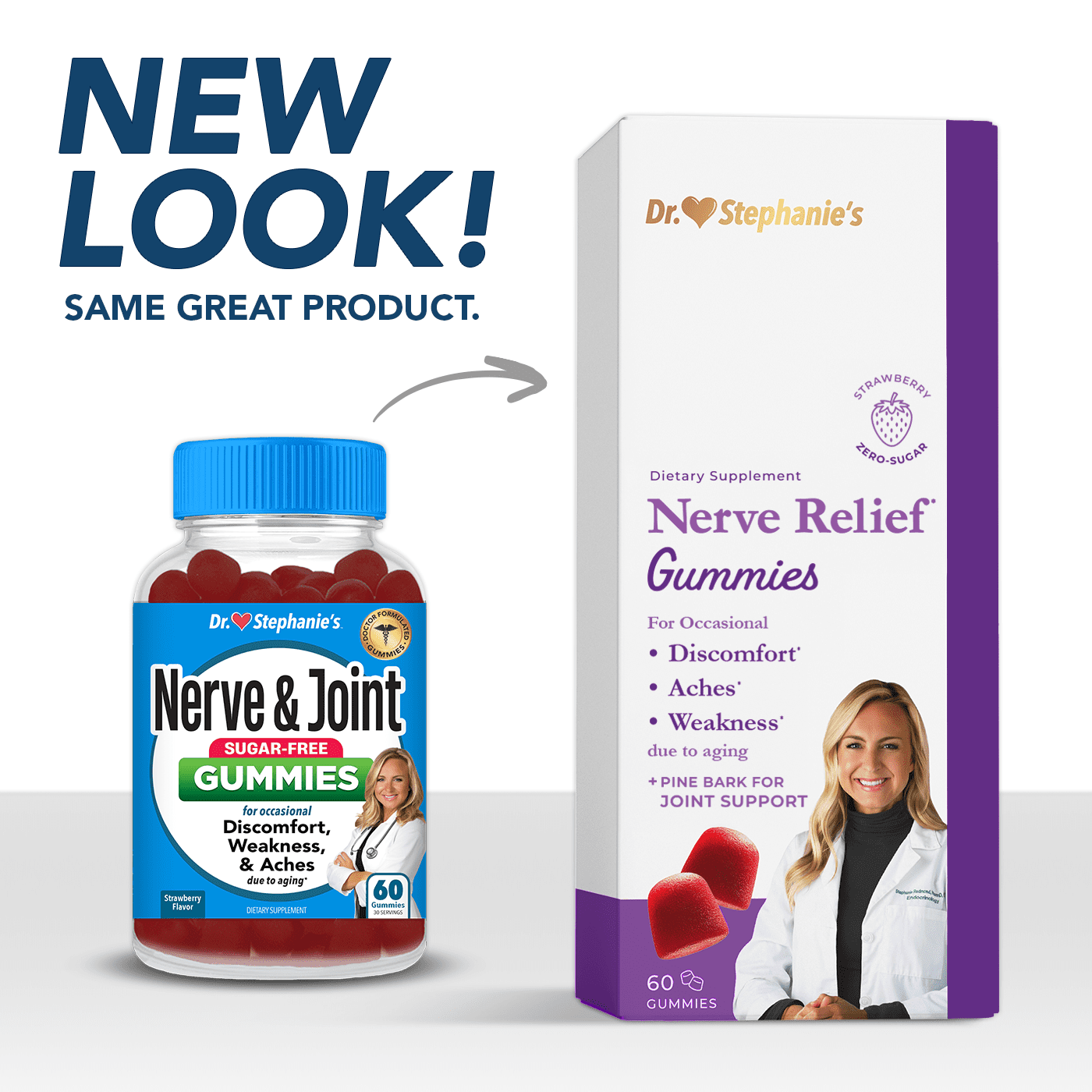 Dr. Stephanie's Nerve and Joint Gummies, 60 Count
