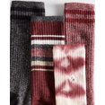thumbnail image 2 of Sun + Stone Men's 4 Pack Crew Socks Red Size 10-13, 2 of 2