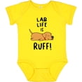 thumbnail image 3 of Inktastic Lab Life is Ruff Yellow Lab Boys or Girls Baby Bodysuit, 3 of 5