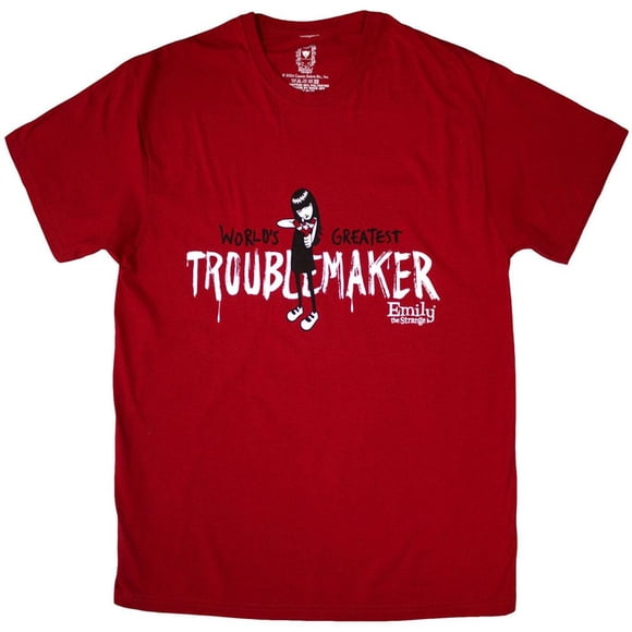 Emily The Strange Adult Troublemaker T-Shirt