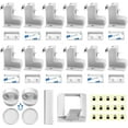 thumbnail image 2 of Wiher Cabinet Locks for Babies - Secure Your Home With 10 Magnetic Baby Safety Locks + 2 Keys - Easy Installation No Drilling or Tools Required, 2 of 8